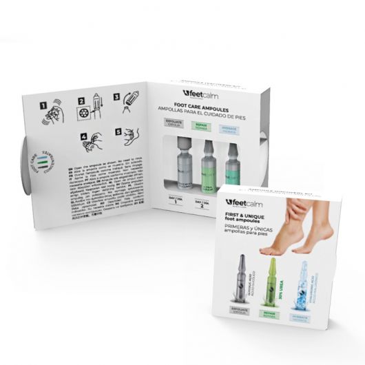 Set fiole pentru picioare Feet Calm, pentru reparare intensiva, 3x2ml