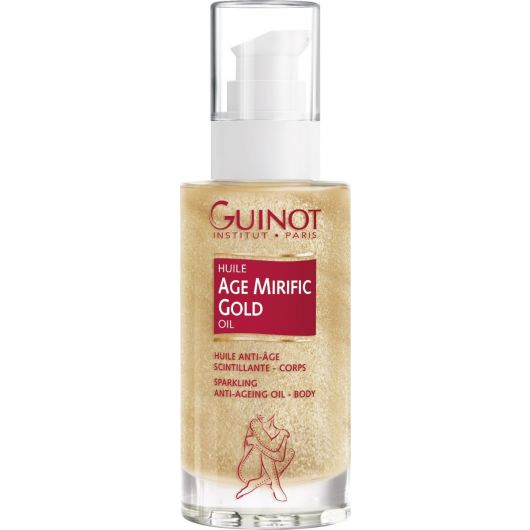 Ulei sclipitor de corp Guinot Age Mirific Gold Oil